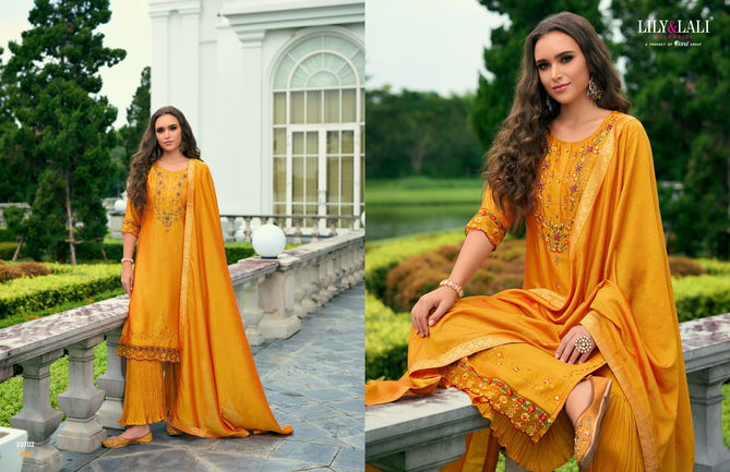 Malang 2 By Lily And Lali Vichitra Silk Embroidery Readymade Suits Wholesale Online